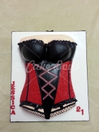 21st cakes - corset-2-cake