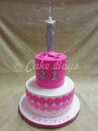 21st cakes - danielle-cake