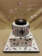 21st cakes - musical-cake