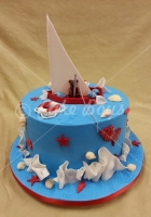teddy-boat-cake