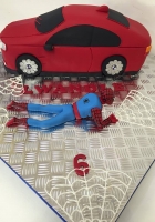 Spidey and his new car cake by Cake Boys in Alberton Johannesburg 5