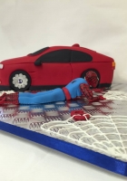 Spidey and his new car cake by Cake Boys in Alberton Johannesburg 6