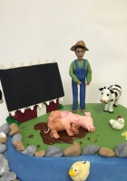 farm cake with animals by Cake Boys in Alberton Johannesburg 3