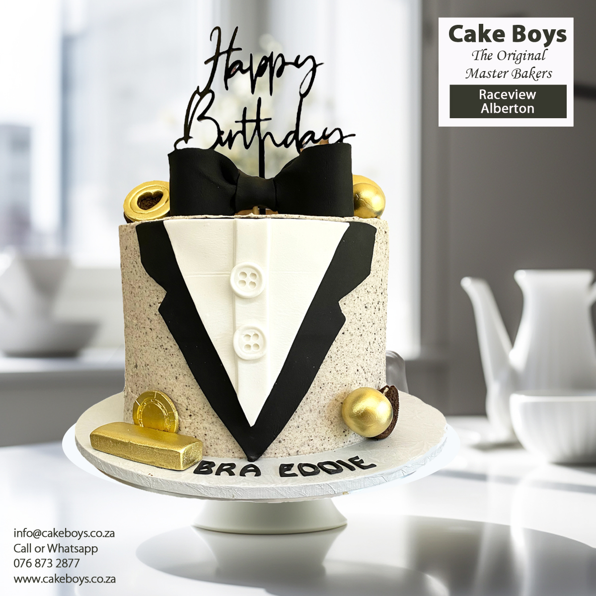 Happy Birthday Eddie  Cakeboys cake designers in Alberton, Johannesburg  area.